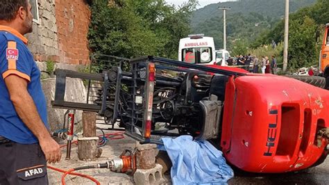 Zonguldak Ta I Cinayeti Forkliftin Alt Nda Kalan Operat R Hayat N