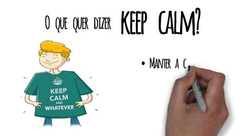 Dica O Que Quer Dizer Keep Calm Em Inglês Youtube