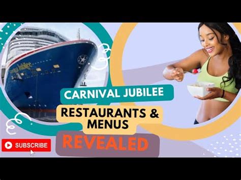 Ultimate Guide Carnival Jubilee S Restaurants Menus Revealed Youtube