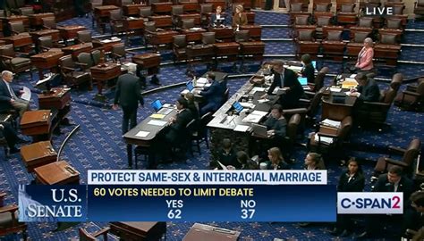GOP Helps Senate Dems Win National Same Sex Interracial Marriage Law