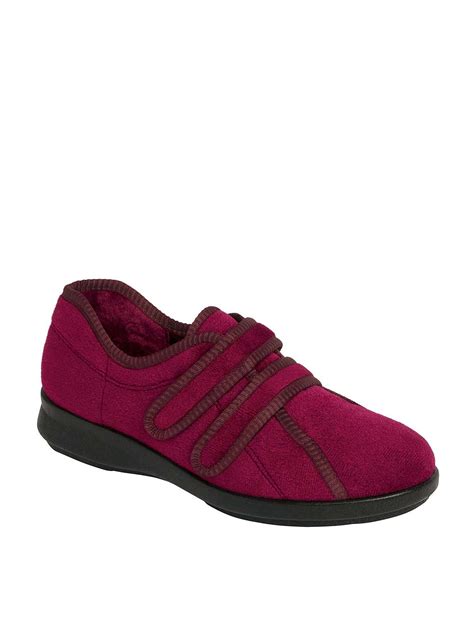 Db Shoes Eunice Wide Fit Ladies 6e 8e Slipper Chums