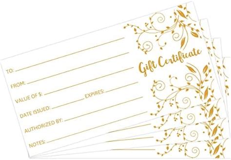 Amazon Blank Gift Certificates Great Gift Cards For Small