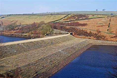 Dam Between Bilberry And Digley Reservoirs Tim Green Flickr