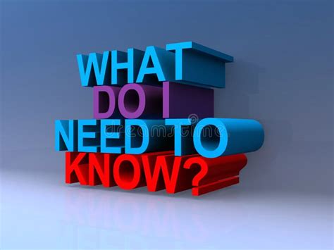 What Do I Need To Know Stock Illustrations 2 What Do I Need To Know
