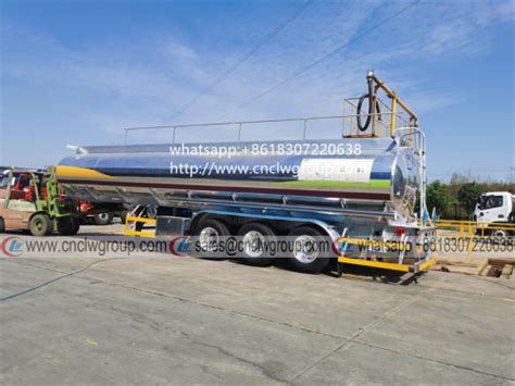 Saso Verified 2 Axle 40000 Liter Mirror Surface Aluminum Alloy Fuel Tanker Oil Tank Semi Trailer