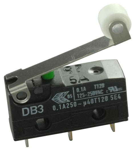 DB3C A1RC Zf Microswitch Subminiature Roller Lever