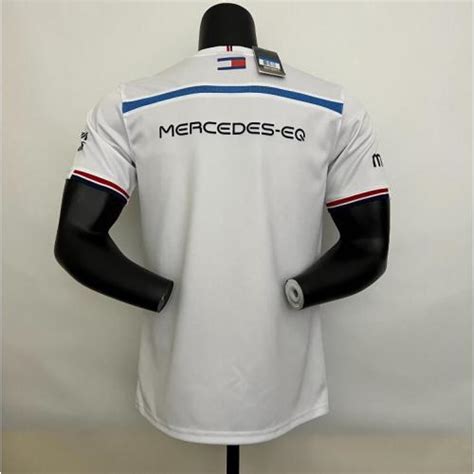 Camiseta Piloto Equipo Mercedes Amg Blanco