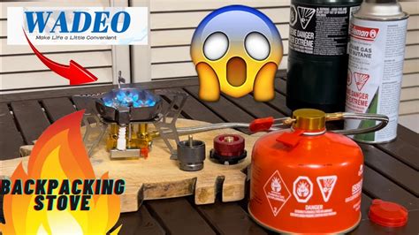 Backpacking Stove By Wadeo Wow Youtube