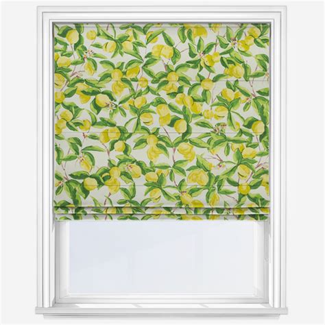 Sorrento Lemon Roman Blind Blinds Direct Ireland