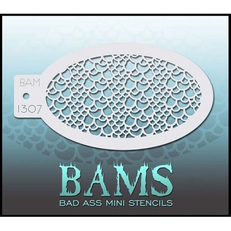 Pochoir Bad Ass Stencil 1307