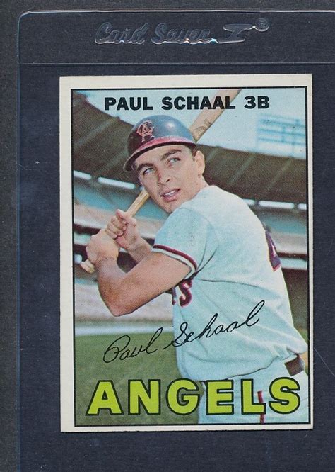 Topps Paul Schaal Angels Ex Ebay