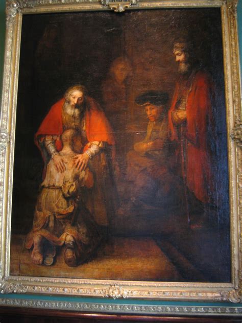 Rembrandt The Return Of The Prodigal Son Hermitage Museum St