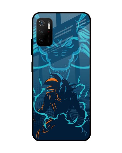 Buy Shenlong Goku Premium Glass Case For Poco M Pro Shock Proof