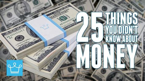 25 Things You Didn T Know About Money YouTube