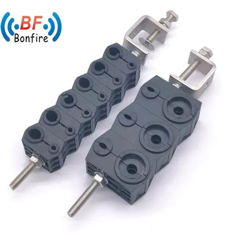 Steel Electrical Abc Accessories Fiber Optic Drop Cable Clamp