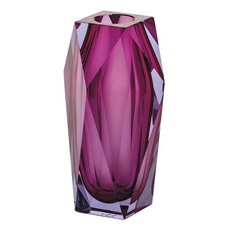 Alexandrite Crystal Vase Crystal Vase Vase Blown Glass Art