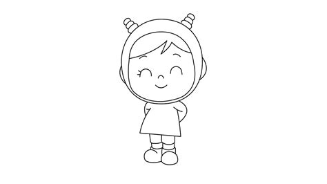 Dibujos de pocoyo nina para colorear | vsun