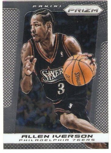 ALLEN IVERSON 2013 14 PANINI PRIZM 214 PHILADELPHIA SIXERS 76ERS HOF EBay