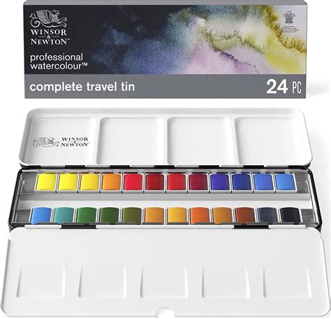 Winsor Newton Pintura De Acuarela Profesional Cotman En Caja De Metal