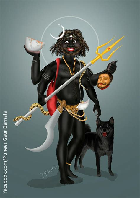 Kaal bhairav | God illustrations, Lord shiva painting, Hindu art