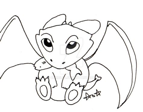 Baby Toothless By Cariclea On Deviantart