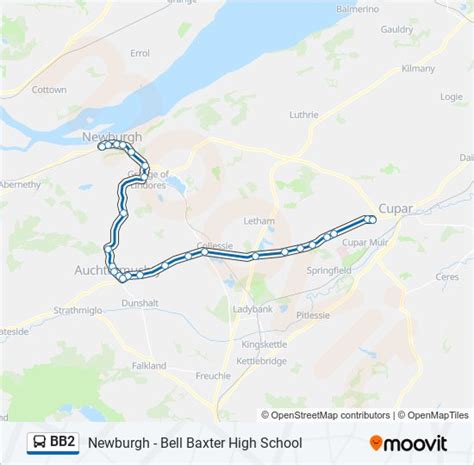 Bb2 Route Schedules Stops Maps Cupar Updated