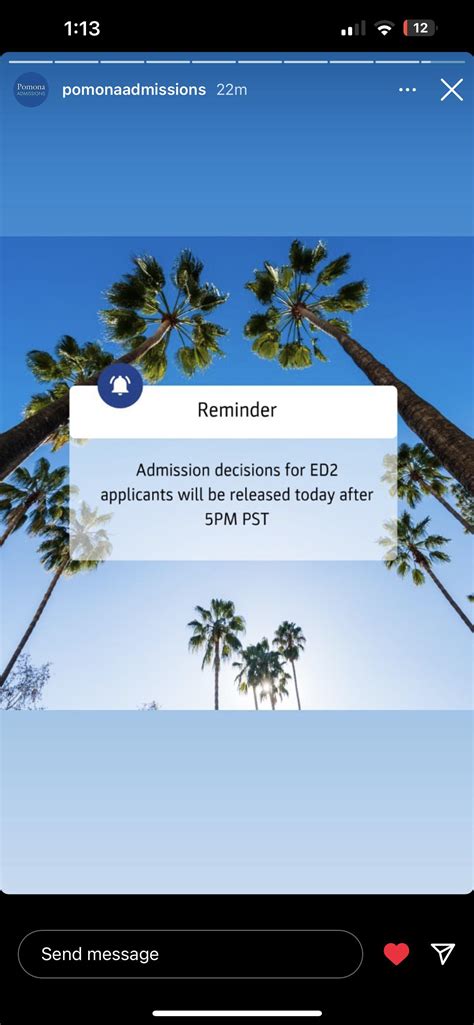 EDII Decision Release : r/pomonacollege