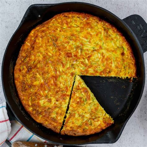 Keto Zucchini Frittata Cast Iron Keto