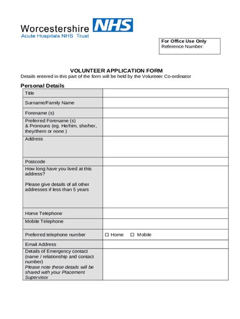 Worcestershire Acute Hospitals Nhs Trust Homepage Doc Template Pdffiller