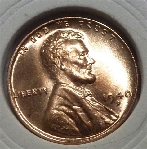 1940 D Gem BU RED Lincoln Wheat Cent C 219 For Sale Buy Now Online