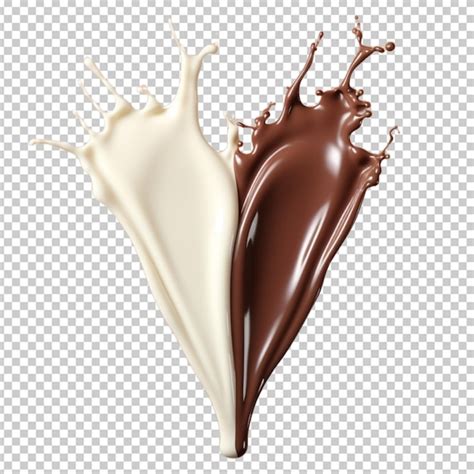 Premium Psd Chocolate Liquid Png Psd