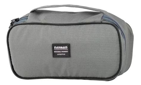 Bolsa Necessaire Organizador Viagem Porta Calcinha Lingerie Cor Cinza Mercadolivre