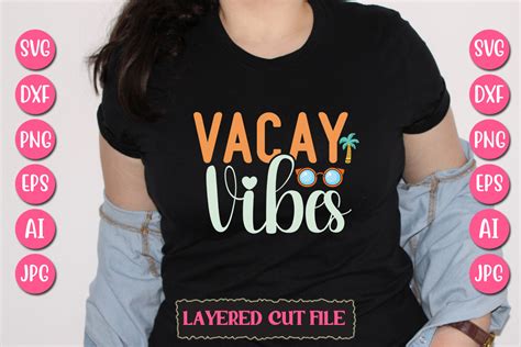 Vacay Vibes Svg Cut File Graphic By Smmedia · Creative Fabrica