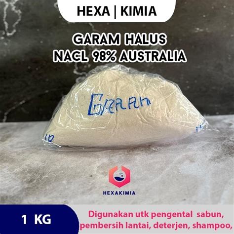 Jual Garam Halus Non Yodium Nacl Garam Industri Kg Shopee Indonesia