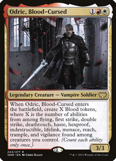 Odric Blood Cursed Combos Edh