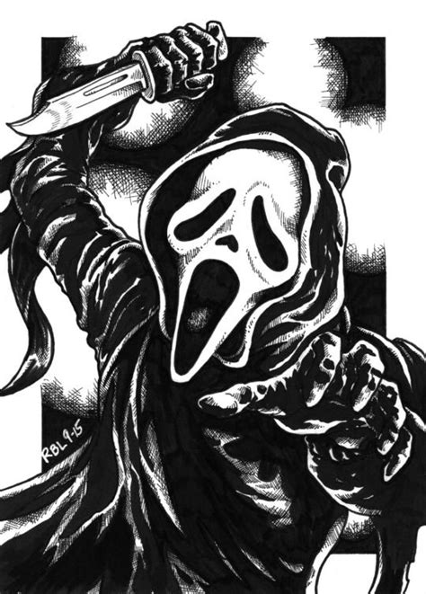 Ghostface | Horror artwork, Horror movie art, Horror art