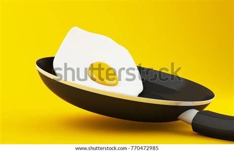 3d Illustration Frying Pan Egg Food Stock Illustration 770472985 Shutterstock