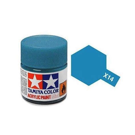 Tamiya Acrylic Paint Mini X 14 Sky Blue 10ml Model Paint For Styrene