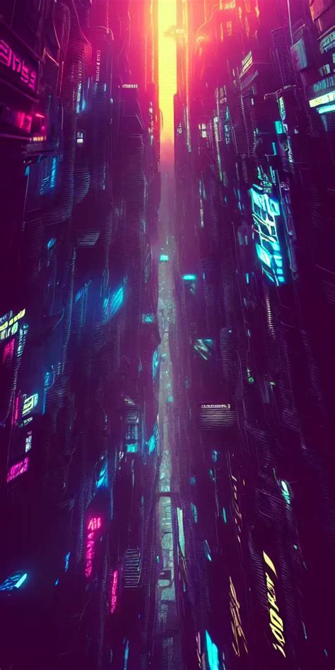 Epic Cyberpunk Cityscape Blade Runner James Stable Diffusion