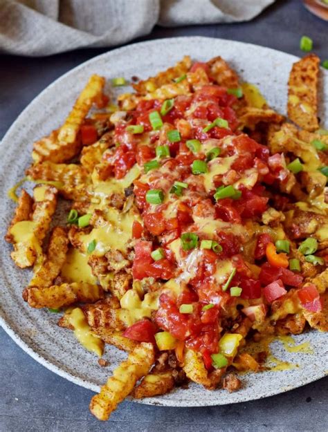 Loaded Nacho Fries Recipe Easy Vegan Elavegan