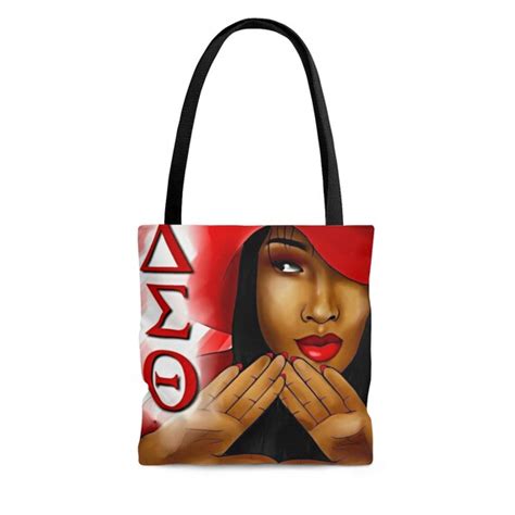 Delta Sigma Theta Tote Bag Etsy