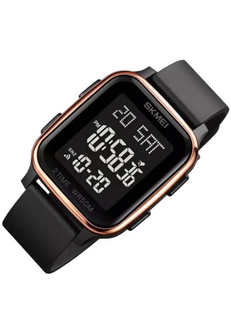 Jual Skmei Jam Tangan Digital Pria Waterproof Many Function Strap Tali