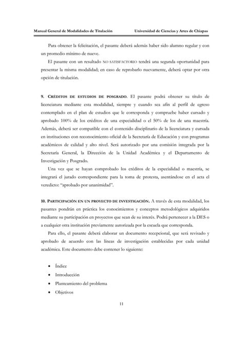 Modalidades De Titulacion PDF