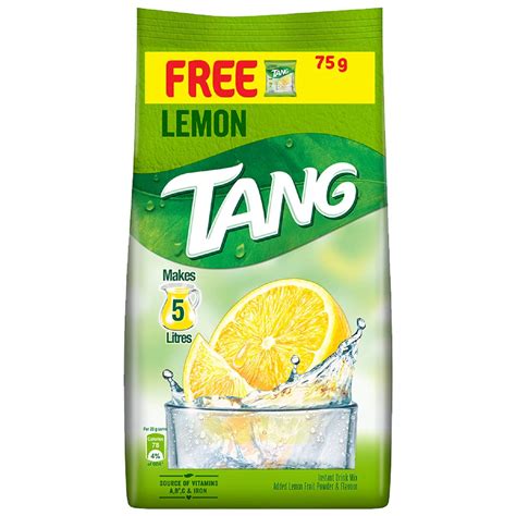 Tang Lemon Instant Drink Mix 500g Litro Pack Lemon 75g 575 G