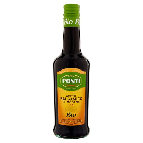 Ponti Bio Aceto Balsamico Di Modena I G P 500 Ml