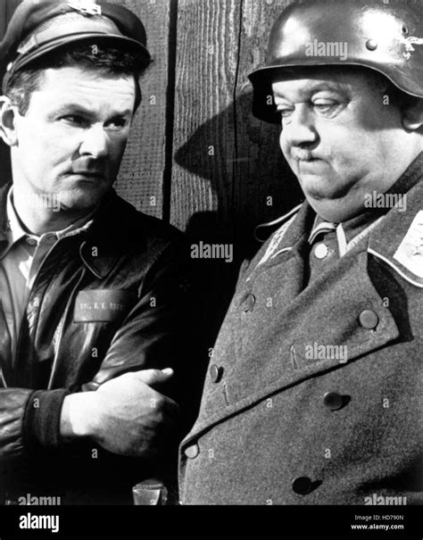 Hogans Heroes Bob Crane John Banner 1965 71 Stock Photo Alamy