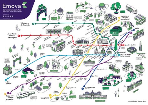 Mapa Del Subte De Buenos Aires