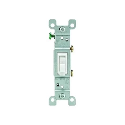 Apagador De Palanca Color Blanco Leviton Apagadores Leviton Tamex