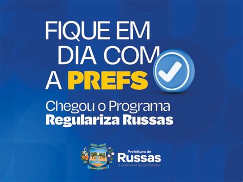 Prefeitura Institui O Programa Regulariza Russas