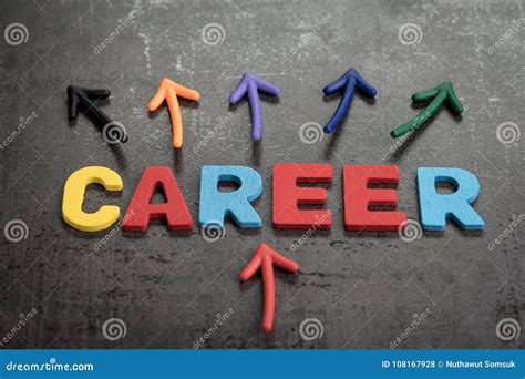 Career Opportunities Concept By Colorful Wooden Alphabets Career Stock